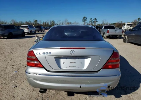2002 Mercedes-Benz Cl 600 z USA, uszkodzony, nr VIN WDBPJ78JX2A023363